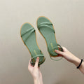 Ins Flat Double Roman Sandals