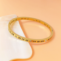 Women's Titanium Steel Roman Numeral Diamond Bracelet