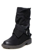 Retro Women's Short Roman Boots
